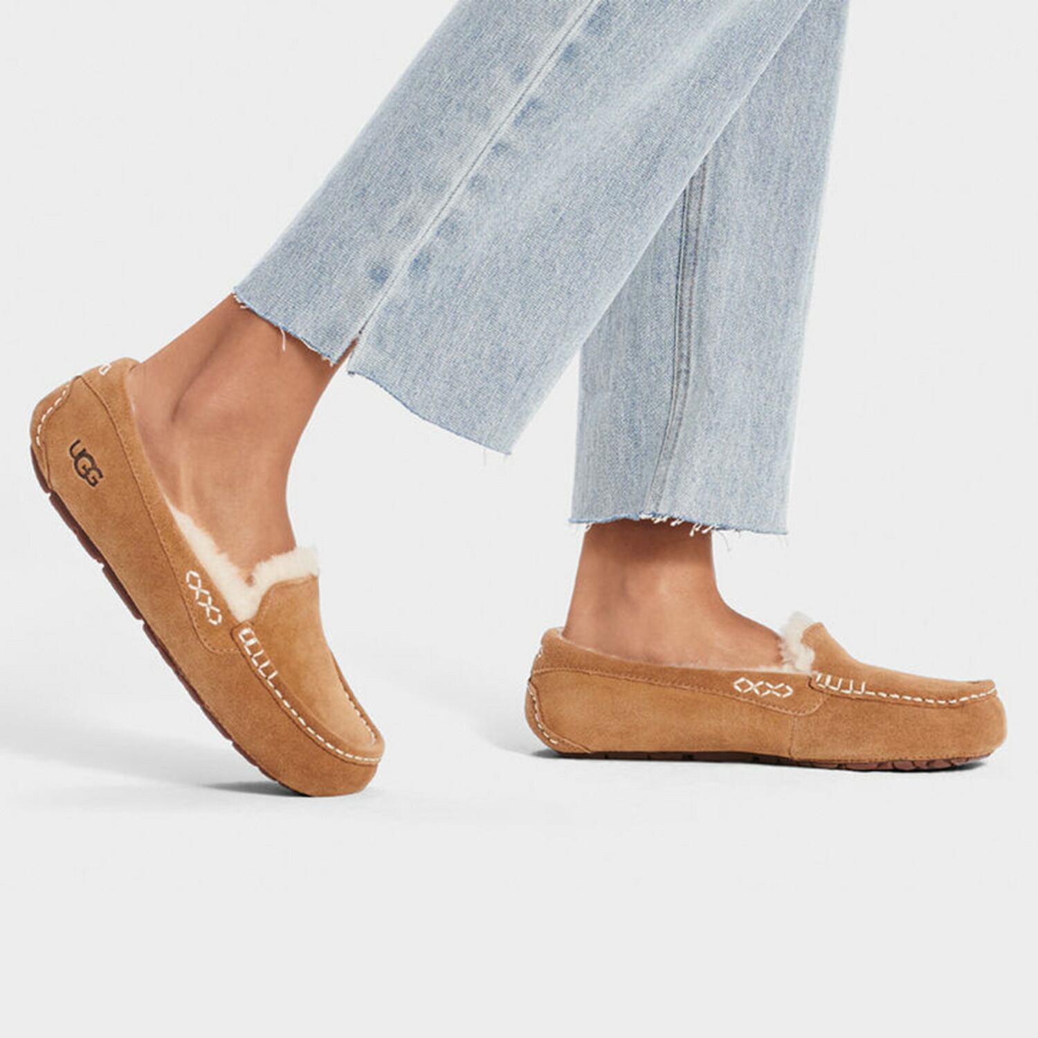 楽天市場】UGG ANSLEY アグ スリッポン モカシン アンスレー