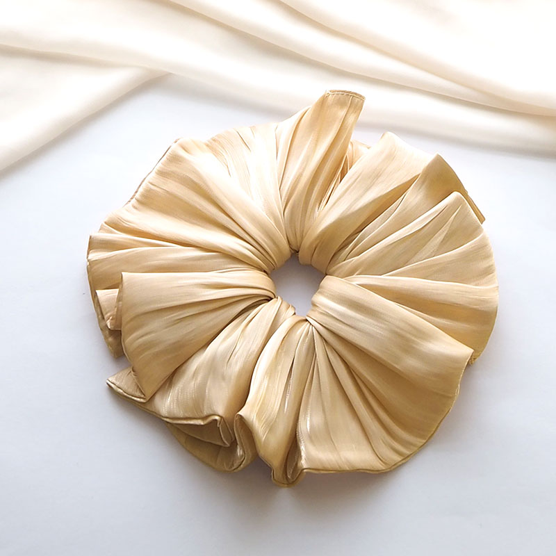 楽天市場】シュシュ 大きめ ビッグ サテン ボリューム 20cm まとめ髪