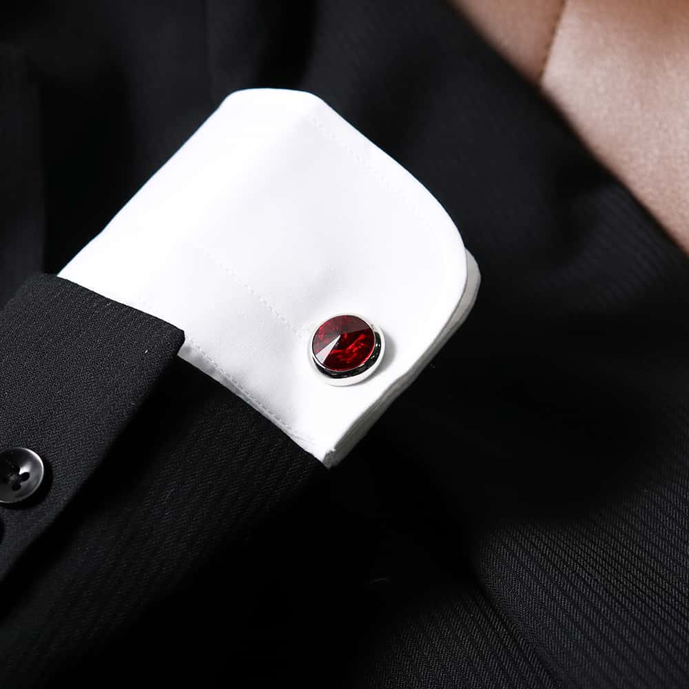 楽天市場】【クリスタルカフスボタン】 カフス ボタン カフスボタン