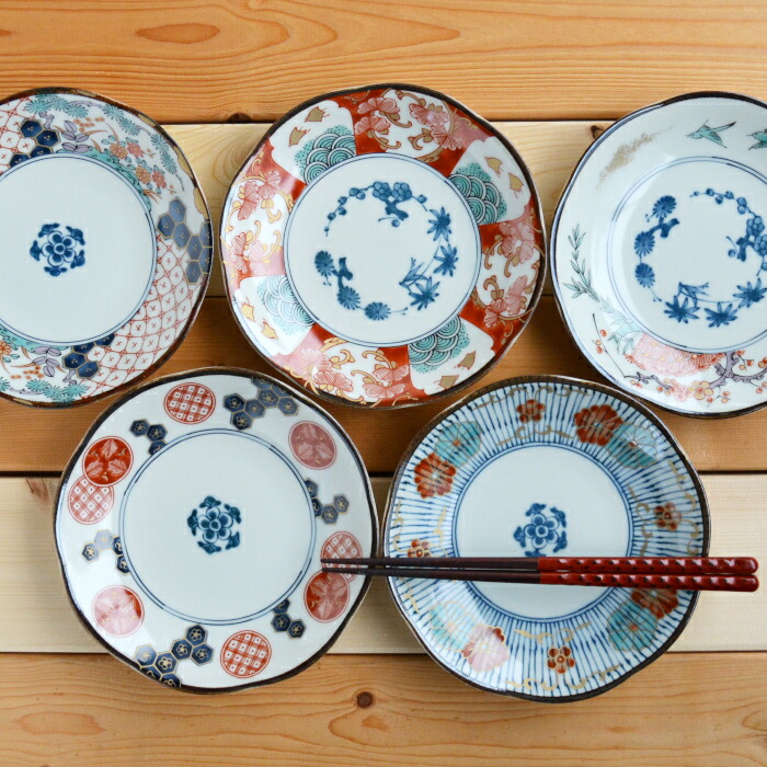 伊万里 金彩錦膾皿 10枚 16cm 16cm 楽天市場】美濃焼 染錦古伊万里 中