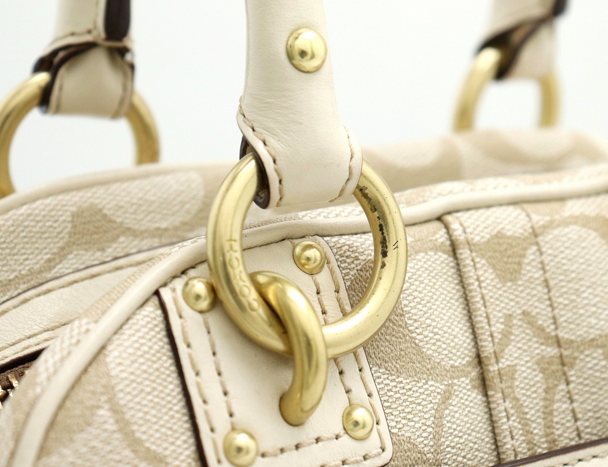 楽天市場】【バッグ】COACH コーチ ヘリテージ ストライプ スモール