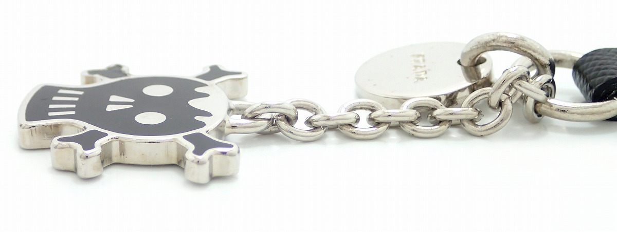 楽天市場】【未使用品】PRADA プラダ チャーム 携帯ストラップ スカル