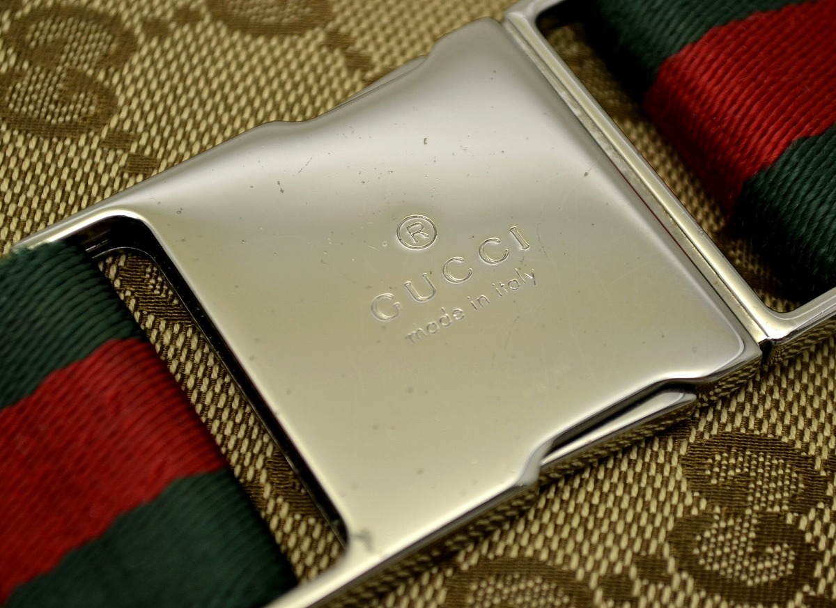 楽天市場】【バッグ】GUCCI グッチ GGキャンバス ウェビングライン