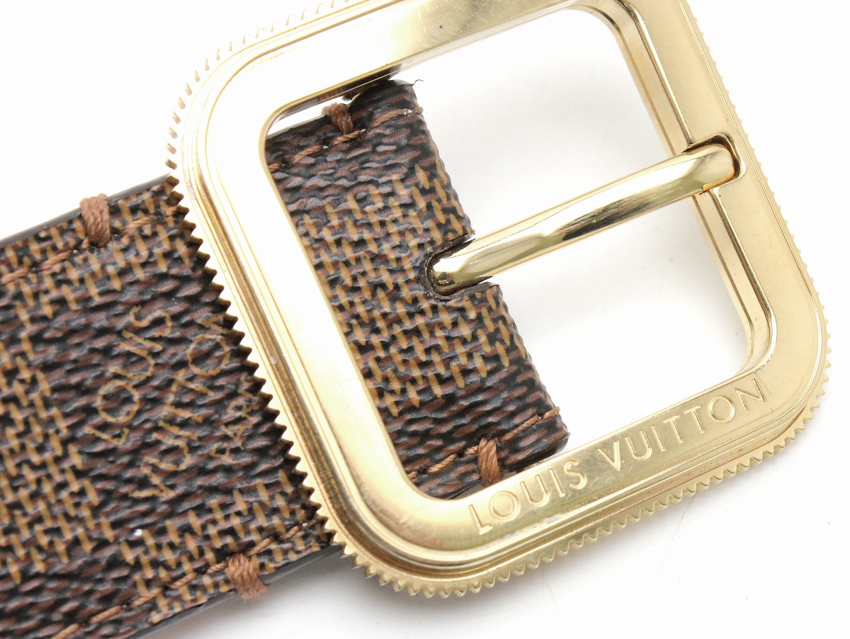 楽天市場】LOUIS VUITTON ルイ ヴィトン ダミエ サンチュール