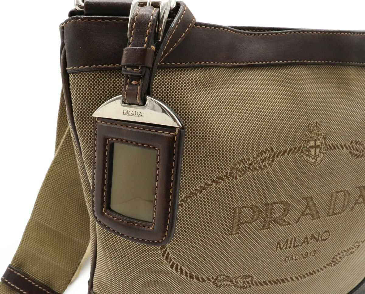 楽天市場】【バッグ】PRADA プラダ ロゴジャガード ショルダーバッグ