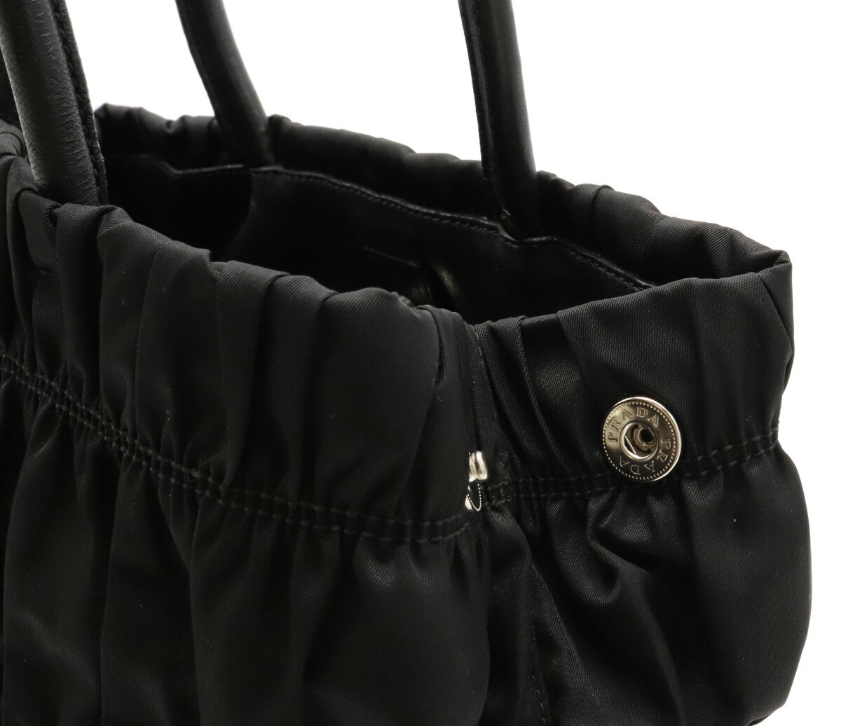 楽天市場】【バッグ】PRADA プラダ ギャザー ハンドバッグ トート