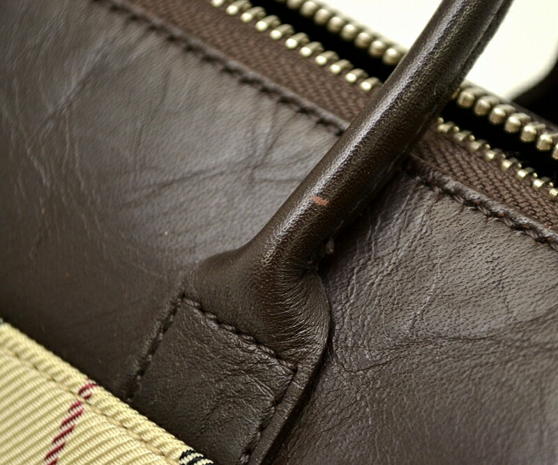 楽天市場】【バッグ】BURBERRY バーバリー ハンドバッグ 筒型
