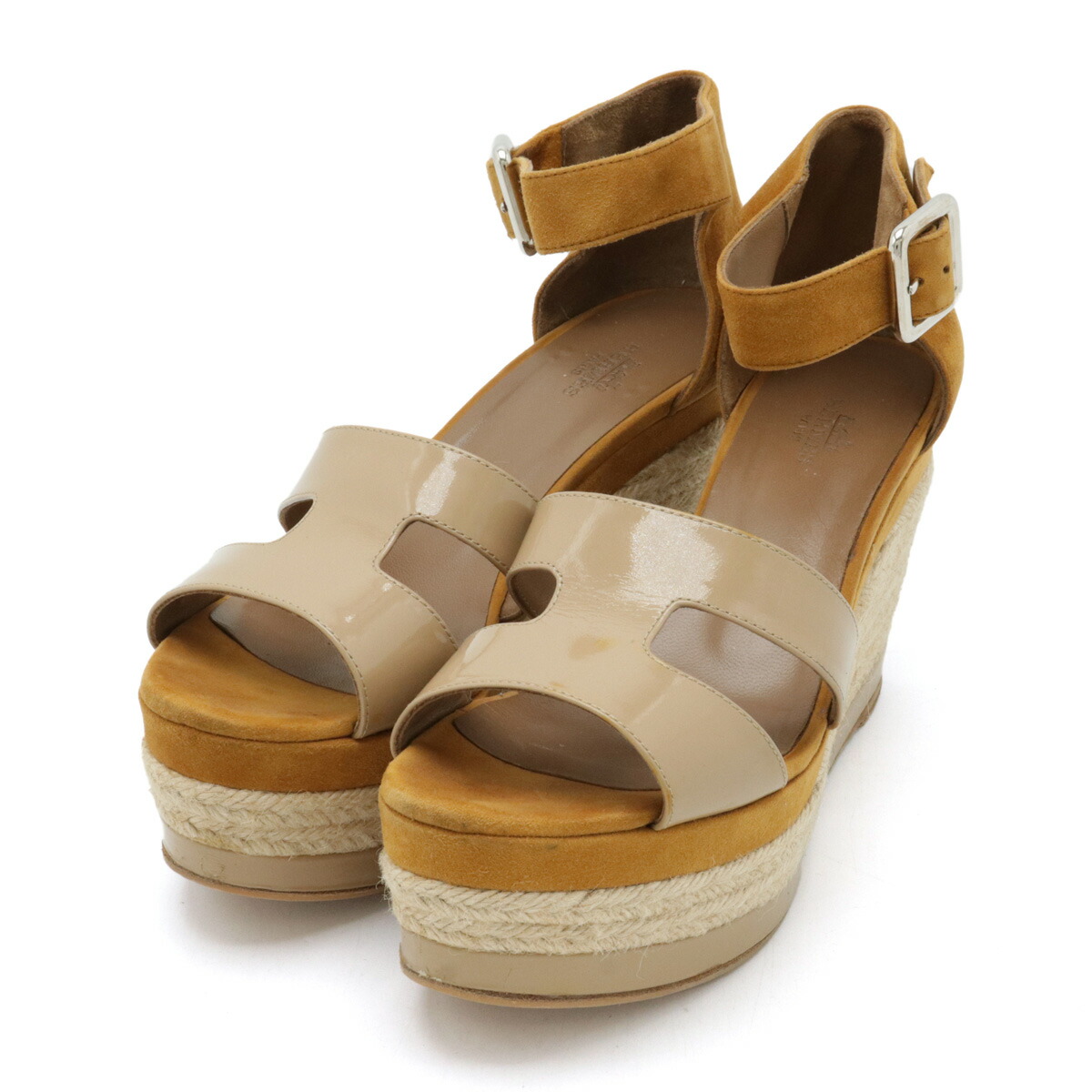 楽天市場】ウェッジソールサンダル（ブランドエルメス）（サンダル