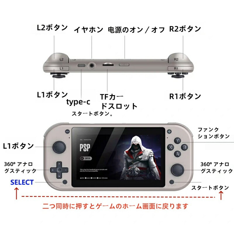 楽天市場】【期間限定クーポン8640円】M17 ポータブルゲーム機 携帯