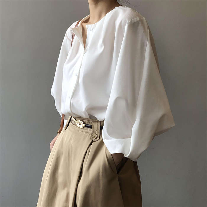 楽天市場】ブラウス レディース パフスリーブ バルーンスリーブ