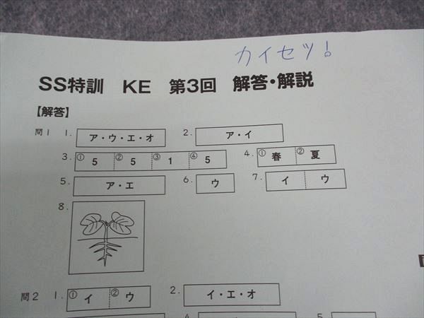 楽天市場】SAPIX サピックス SS特訓 慶應コース KE 理科 第1~11回