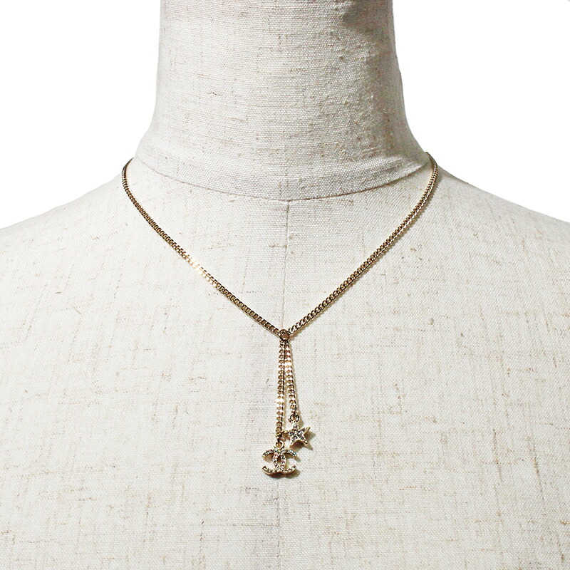 楽天市場】シャネル CHANEL ネックレス チョーカー メタル＆ストラス