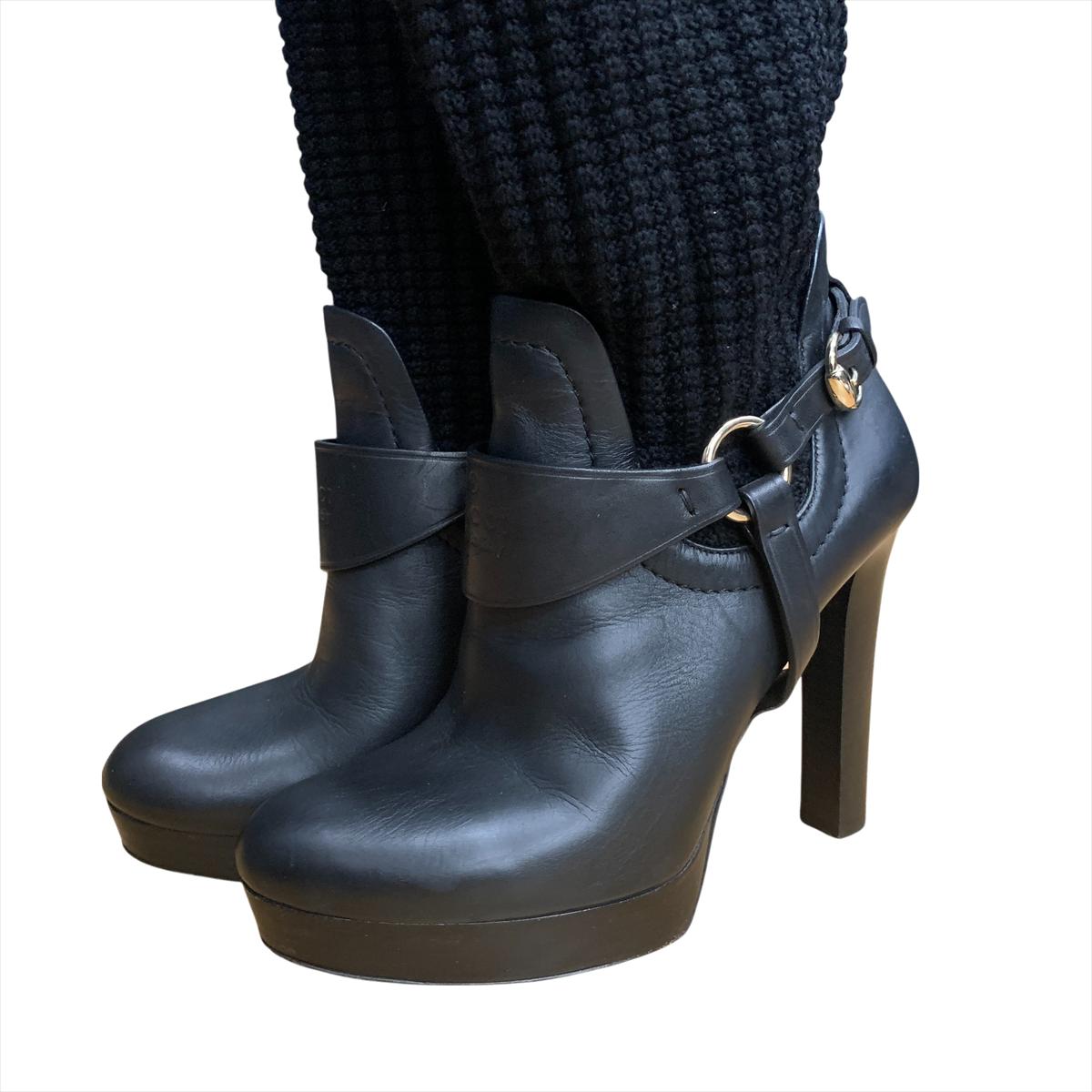 楽天市場】GUCCI グッチ ニットロングブーツ ブラック サイズ：36 23cm