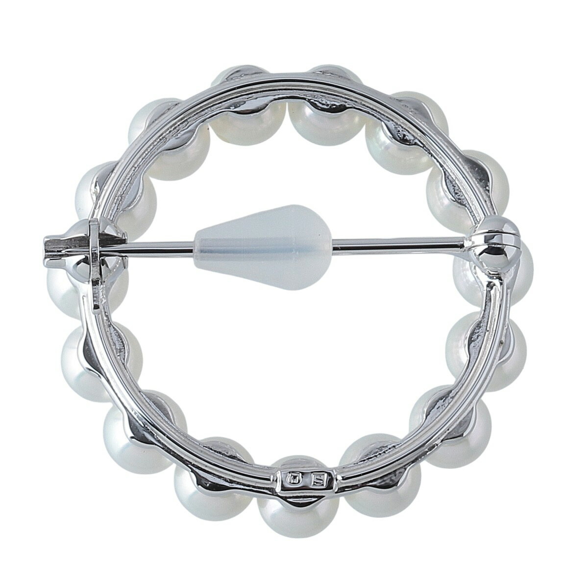 楽天市場】ミキモト パール サークル ブローチ アコヤパール4.4mm