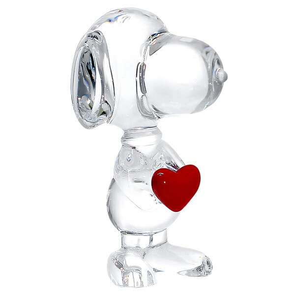 楽天市場】【新品】 バカラ スヌーピー ハート フィギュア クリスタル