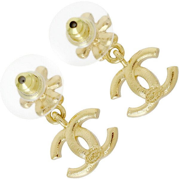 楽天市場】シャネル ピアス フラワー ココマーク ドロップ CCロゴ