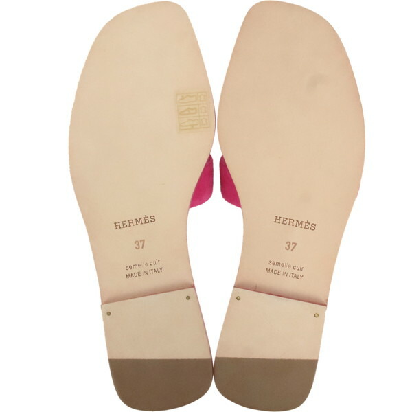 楽天市場】エルメス サンダル オラン 37サイズ 約24cm ヴェロア