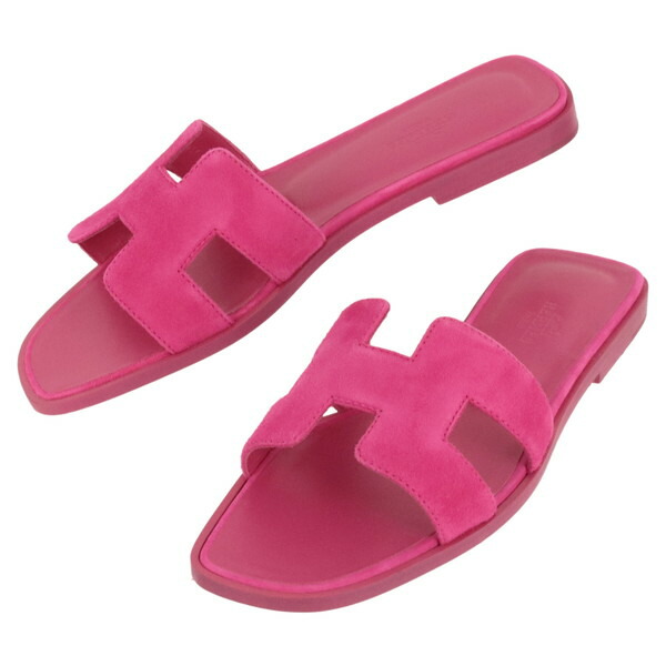 楽天市場】エルメス サンダル オラン 37サイズ 約24cm ヴェロア