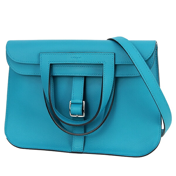 楽天市場】【未使用品】 エルメス アルザン 25 エヴァーカラー ブルー