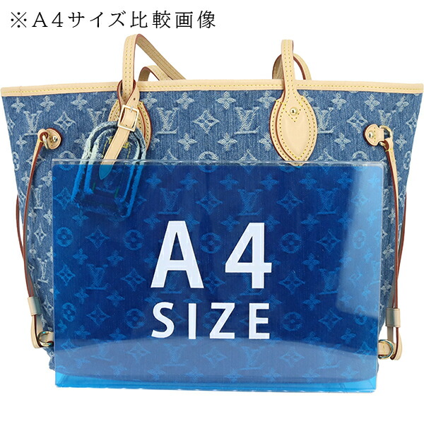 楽天市場】【新品】 ルイヴィトン ネヴァーフル MM モノグラム デニム