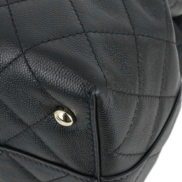楽天市場】シャネル トートバッグ マトラッセ キャビアスキン ブラック