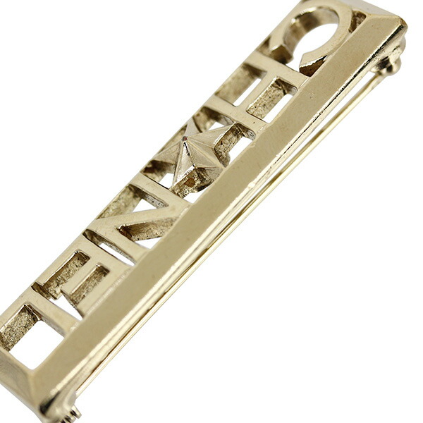 楽天市場】シャネル ブローチ CHANELロゴ シャンパンゴールド GP