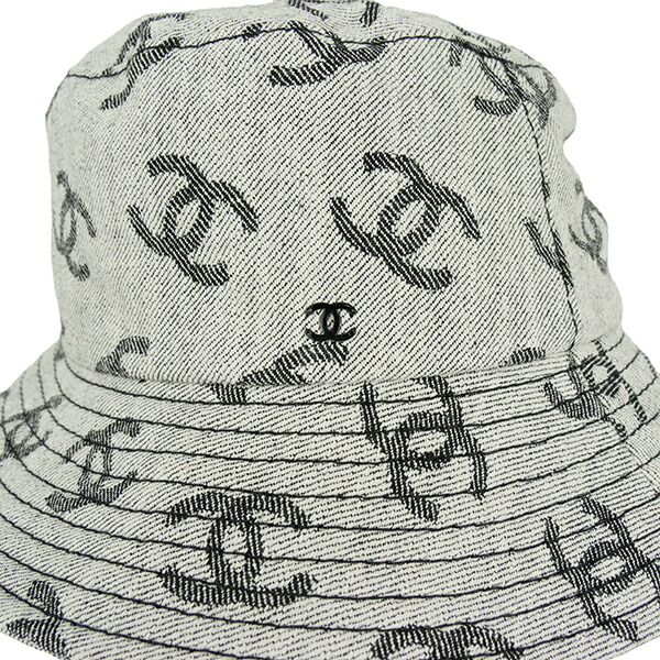 楽天市場】【超美品】 シャネル ハット ココマーク Mサイズ コットン