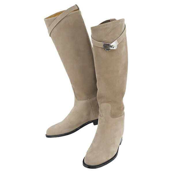 楽天市場】エルメス ロングブーツ ジャンピング レザーブーツ