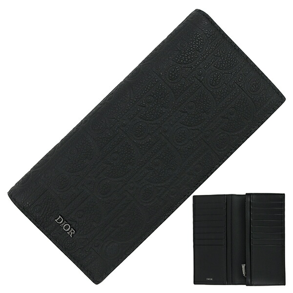 楽天市場】【新品】 ディオール 長財布 二つ折りロングウォレット