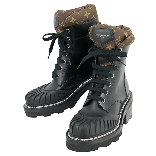 楽天市場】【未使用品】 ルイヴィトン ブーツ LVボブール ライン