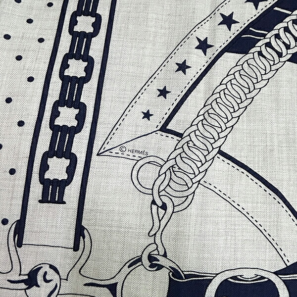 楽天市場】【超美品】 エルメス ショール カレ ジェアン 140 朝の散歩