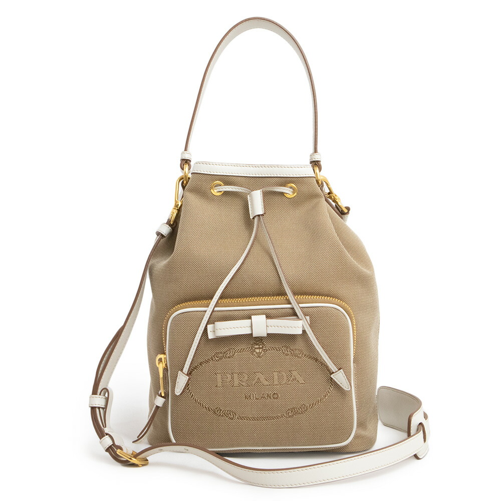 楽天市場】【未使用 展示品】プラダ PRADA ロゴジャガード 2way