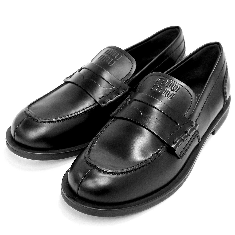 楽天市場】ミュウミュウ（カラーブラック）（靴）の通販