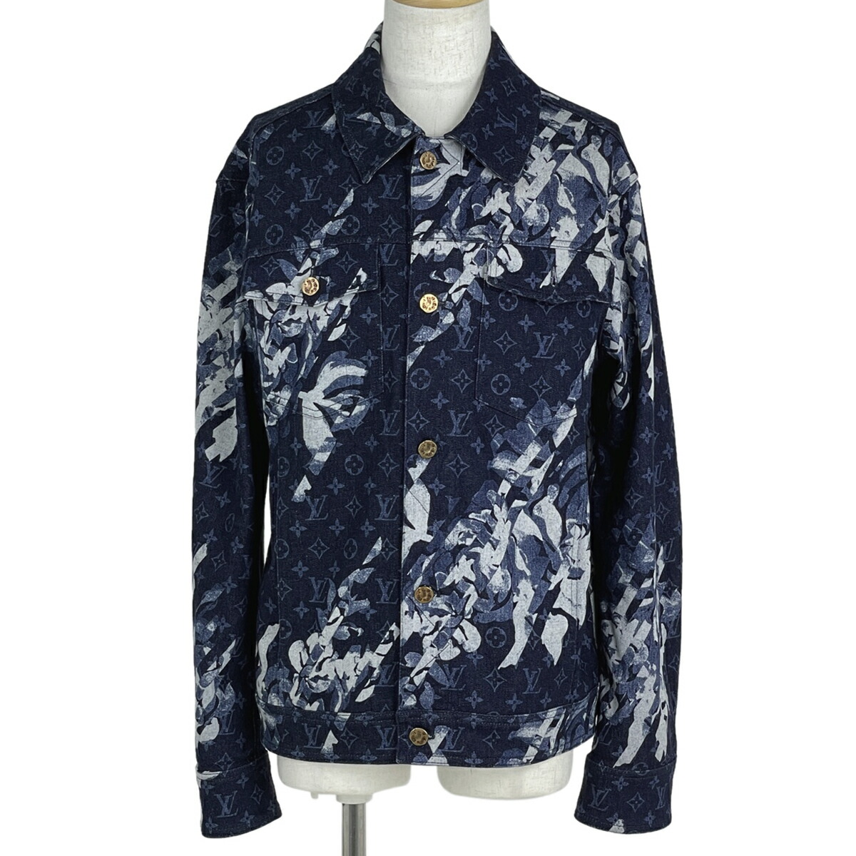 楽天市場】ルイ・ヴィトン Louis Vuitton モノグラムプリント デニム