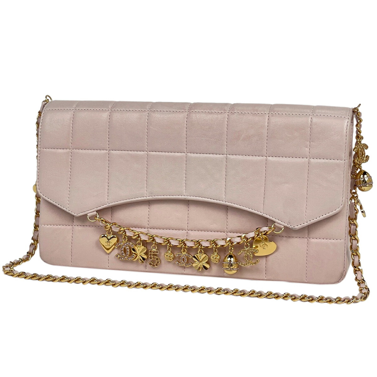 楽天市場】シャネル CHANEL チョコバー チェーン ショルダーバッグ