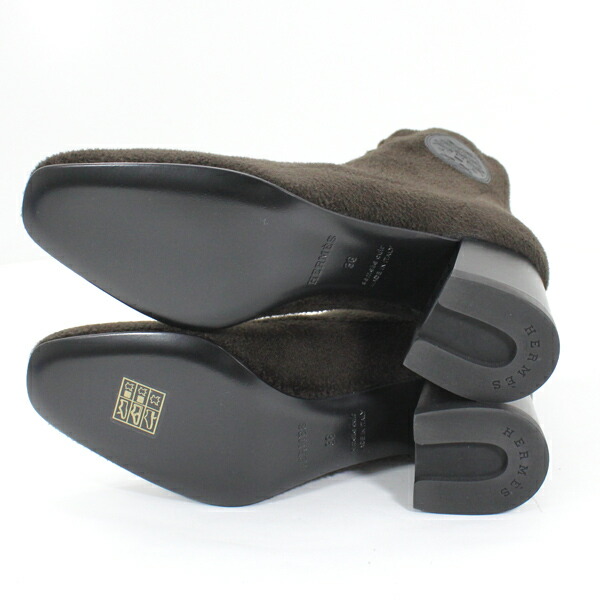 楽天市場】エルメス ショート ブーツ ヴォルヴェール 60 ブラウン