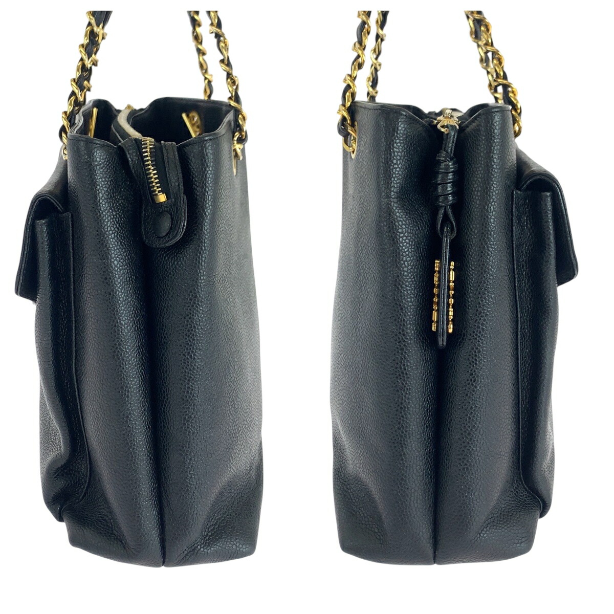 楽天市場】美品 CHANEL シャネル ココマーク ブラック 黒 ゴールド金具