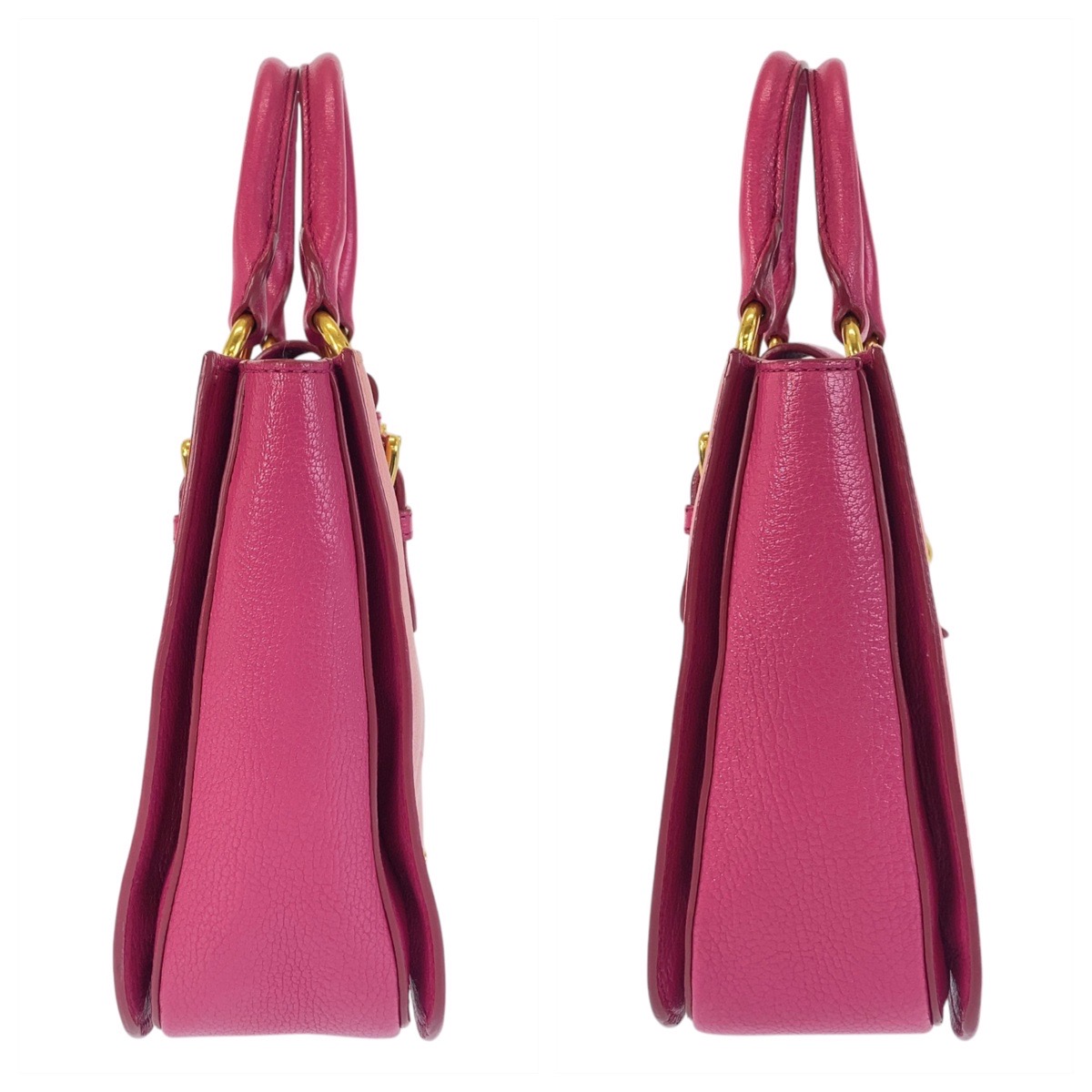 楽天市場】美品 MIUMIU ミュウミュウ マドラス ピンク ゴールド金具