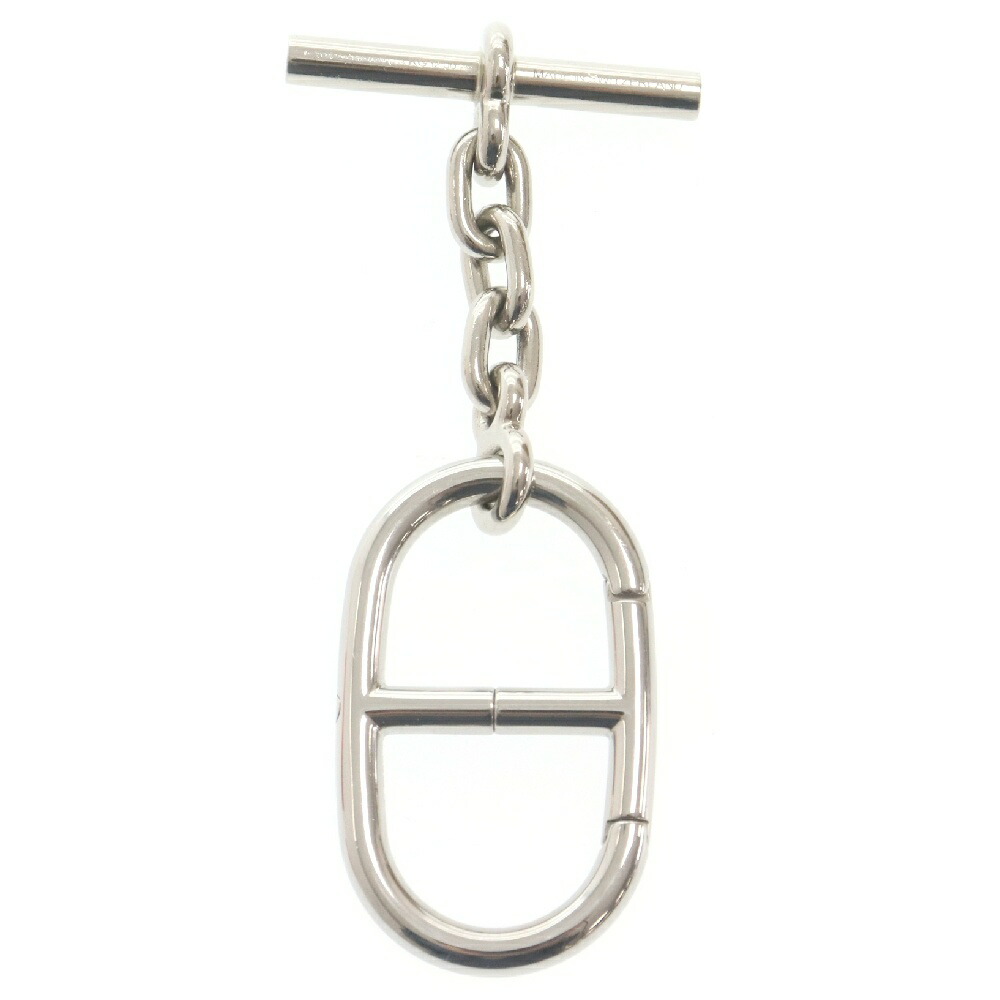 楽天市場】HERMES(エルメス) シェーヌダンクル キーリング シルバー