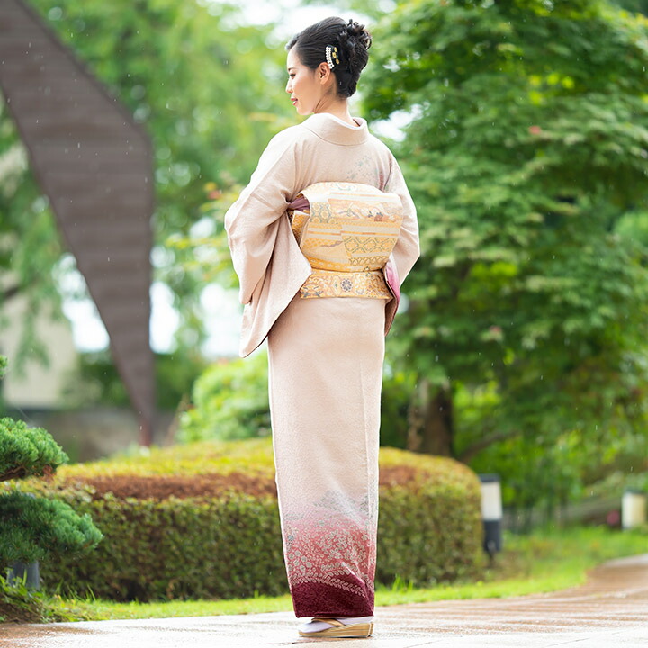 楽天市場】【レンタル】高級正絹 訪問着 フルセットレンタル訪問着