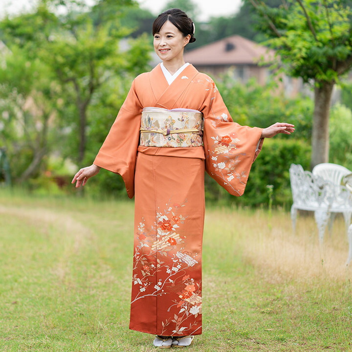 楽天市場】【レンタル】高級正絹 訪問着 フルセットレンタル訪問着