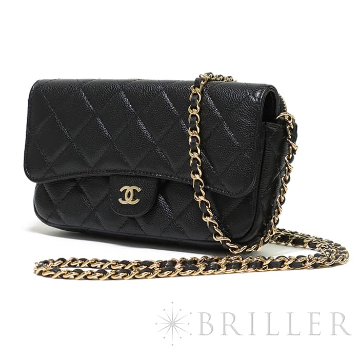 楽天市場】シャネル マトラッセ フラップフォンケース キャビアスキン