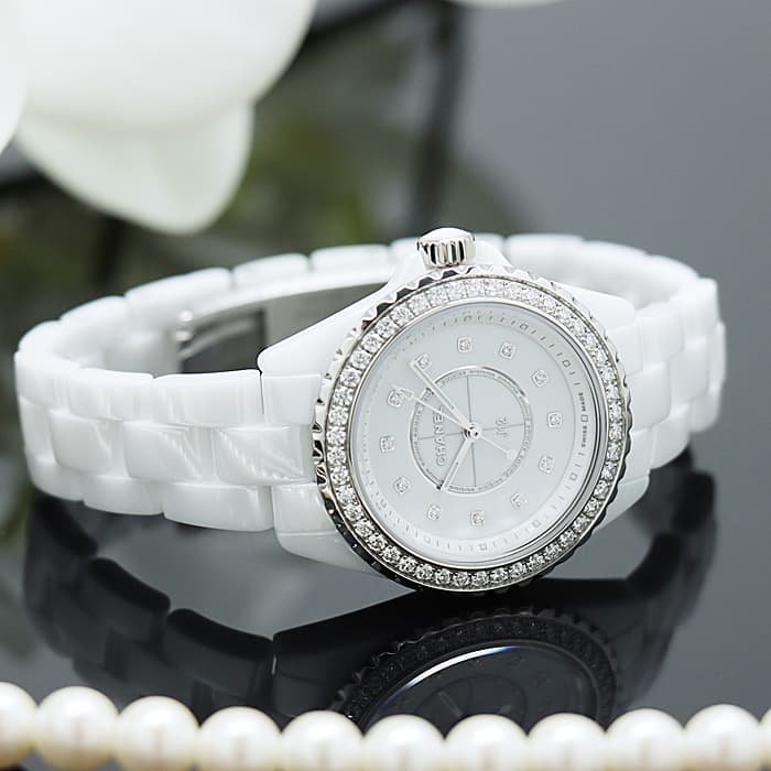 楽天市場】シャネル J12 ホワイトセラミック H6418 CHANEL 新品