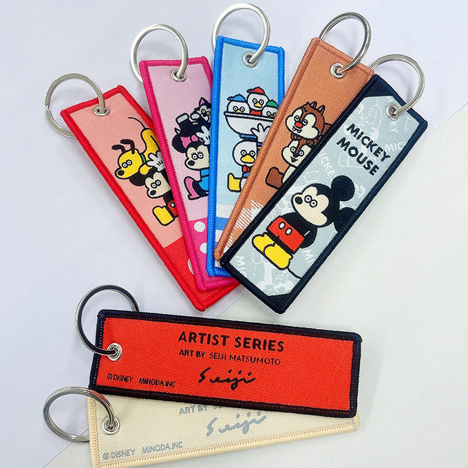 楽天市場】松本セイジ コラボ フライトタグ ディズニー キャラクター