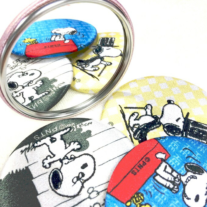楽天市場】手鏡 コンパクトミラー スヌーピー SNOOPY snoopy 缶ミラー