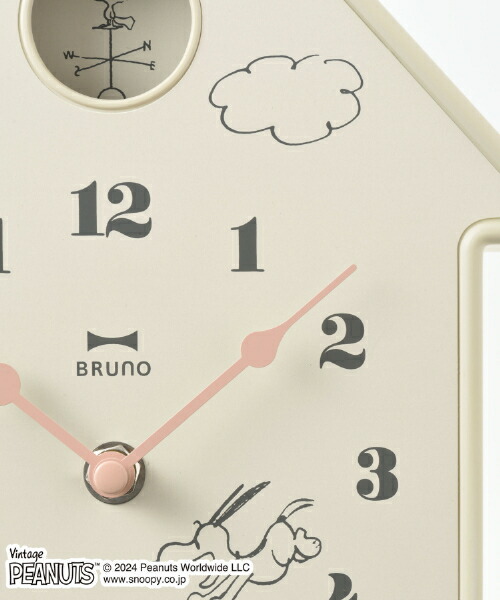 楽天市場】【P10倍】PEANUTSモビールクロック DAY ピーナッツ Snoopy