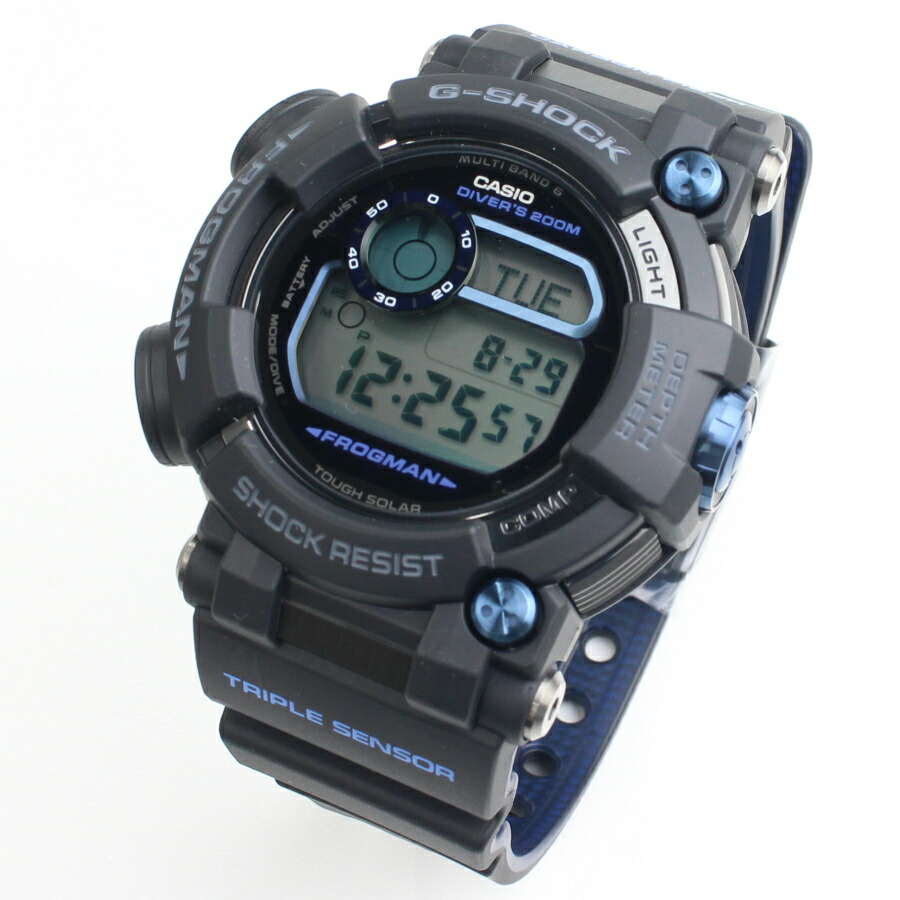 楽天市場】CASIO G-SHOCK FROGMAN GWF-D1000B-1JF マルチバンド6