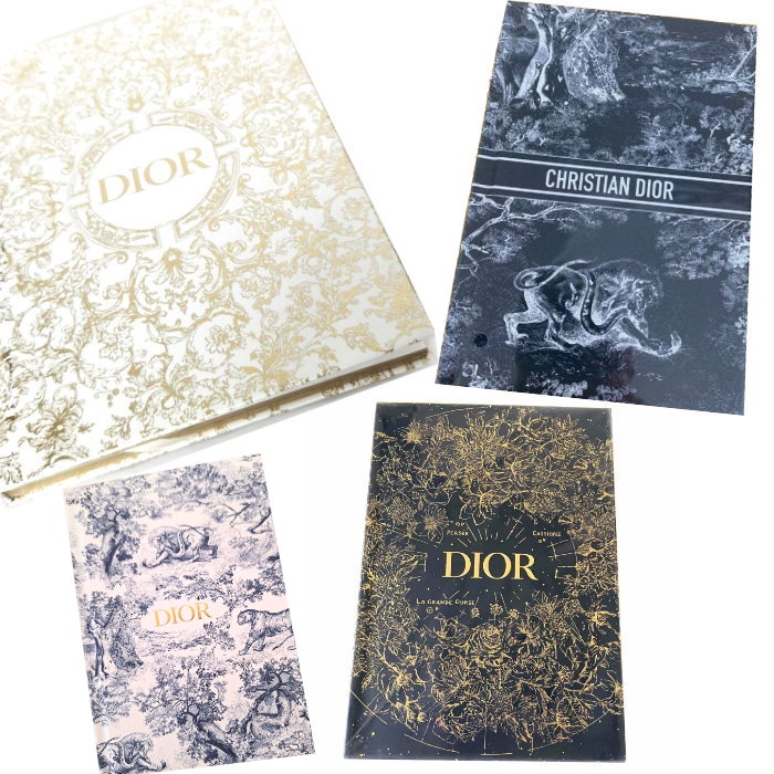 Christian Dior ノートブック パリ地図柄2冊セット Christian Dior
