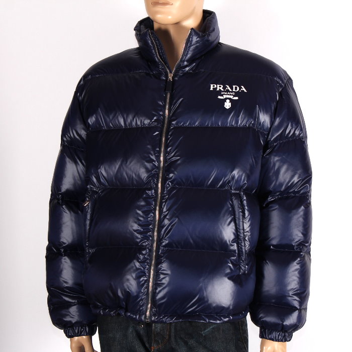 楽天市場】PRADA プラダ SGC089 11A9 F0SVF ダウンジャケット ネイビー