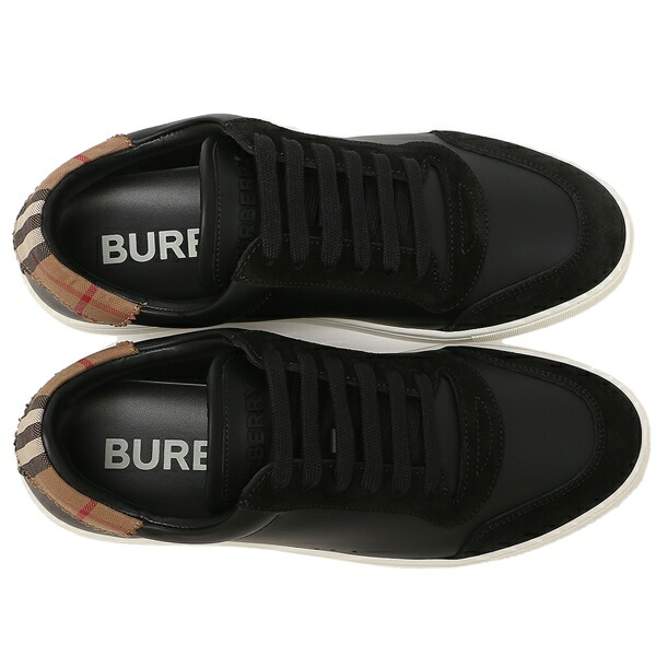 楽天市場】バーバリー スニーカー ロビン ブラック ベージュ メンズ